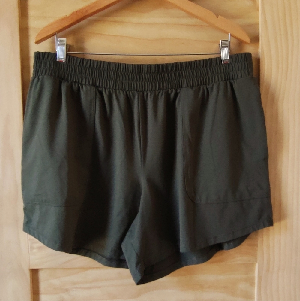 All In Motion Women's Olive Green Athletic Shorts | Size XL